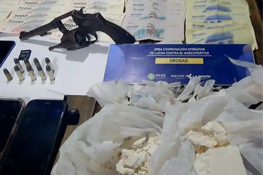 Desarticularon un punto de venta de drogas en Santa Rosa