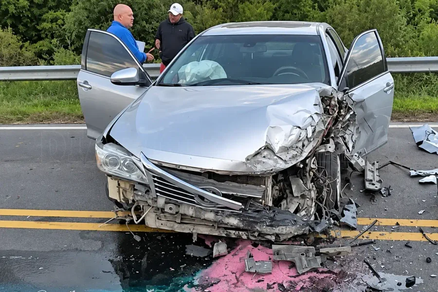 Accidente de Aldo Leiva en la Ruta 11 de Chaco